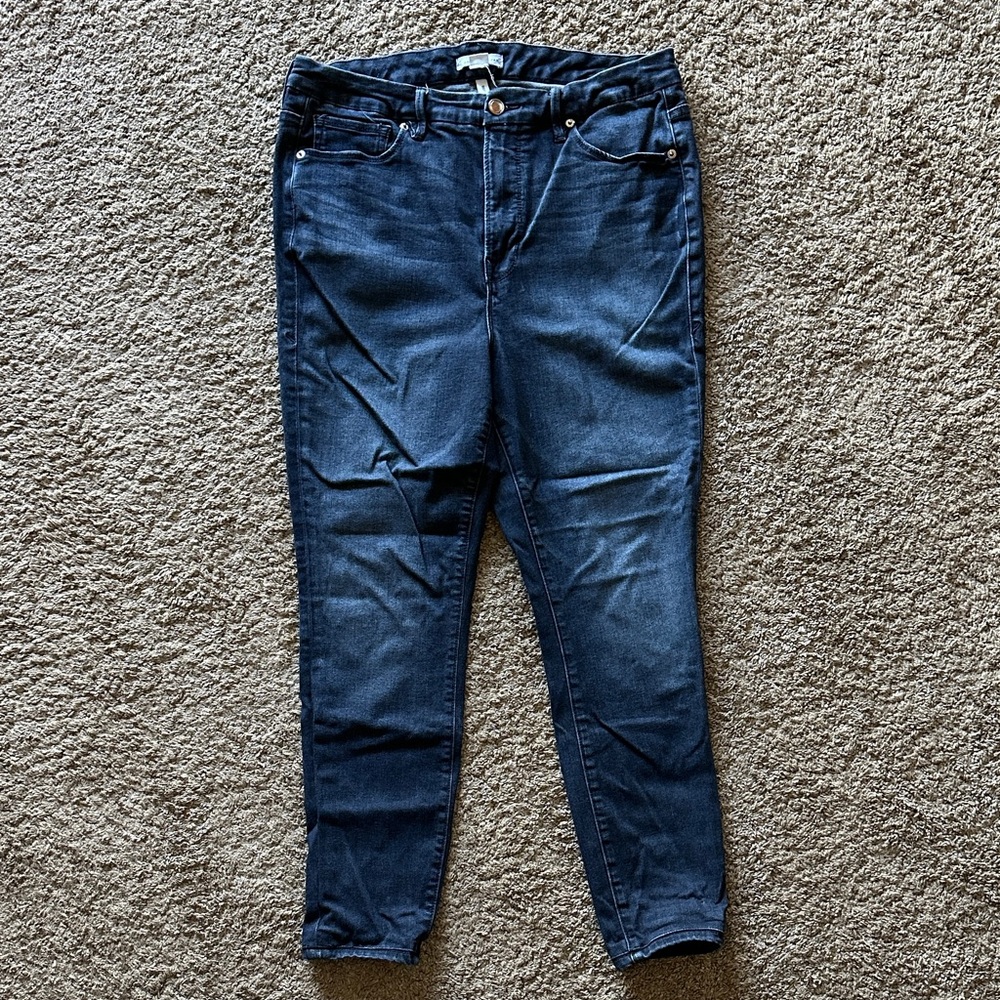 Good American Dark Blue Jeggings